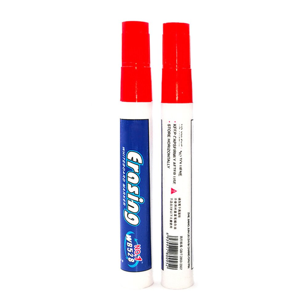 Erasable Whiteboard Marker Pen Marker Pen for Office School Home: Red