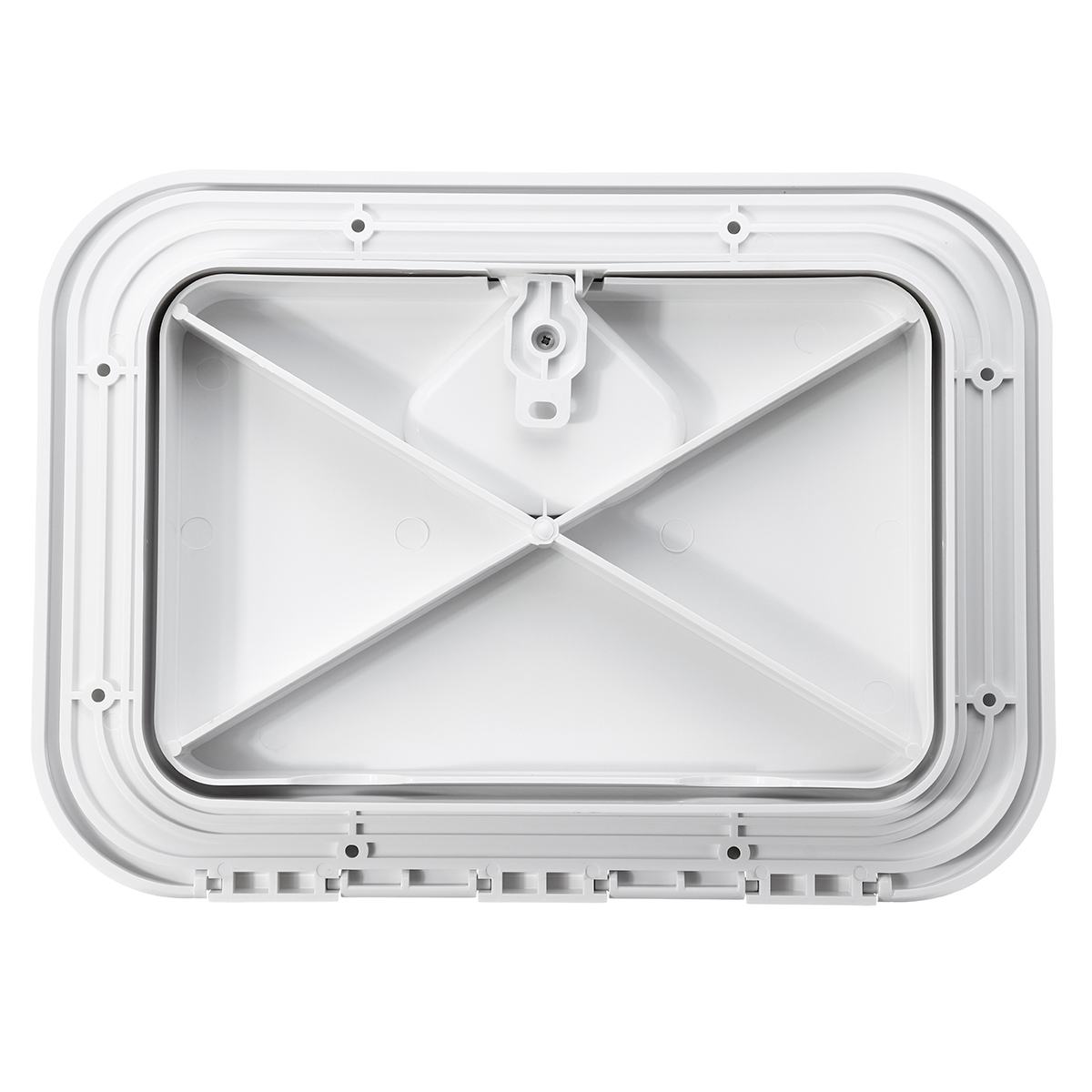 270*375mm ABS Deck Marine Hatch Door Deck Access Hatch Boat Hatches Inspection Yacht Cover RV White