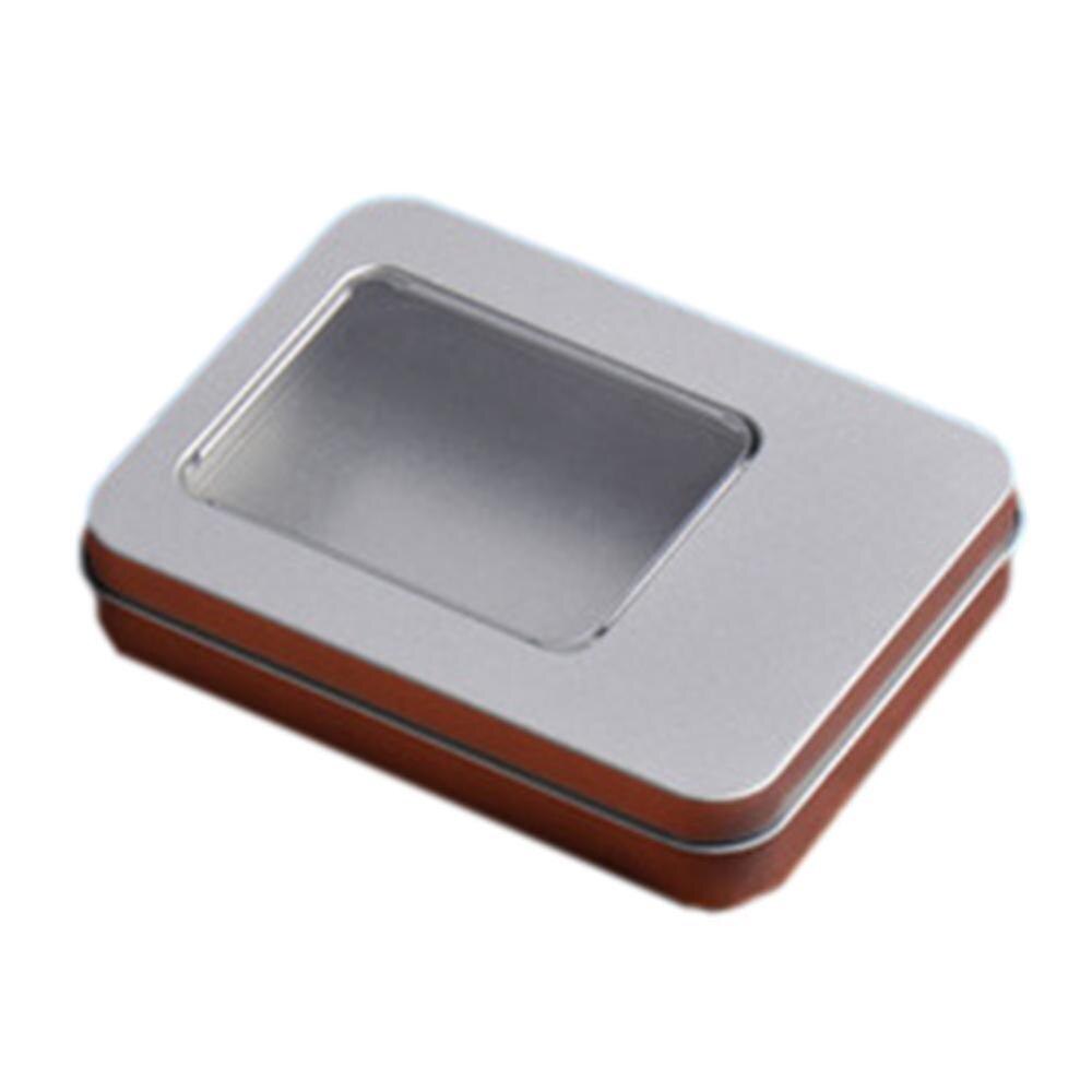 U Disk Verpakking Usb Flash Box Ring Sieraden Houten Opslag Verpakking Opslag Kaart Tin Blik Box Geheugen m1O9: B