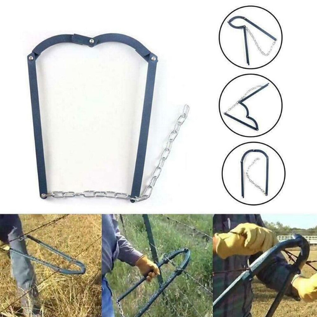 20 '' kraftigt kædehegn, silhegn, reparationsværktøj, trådstrammer