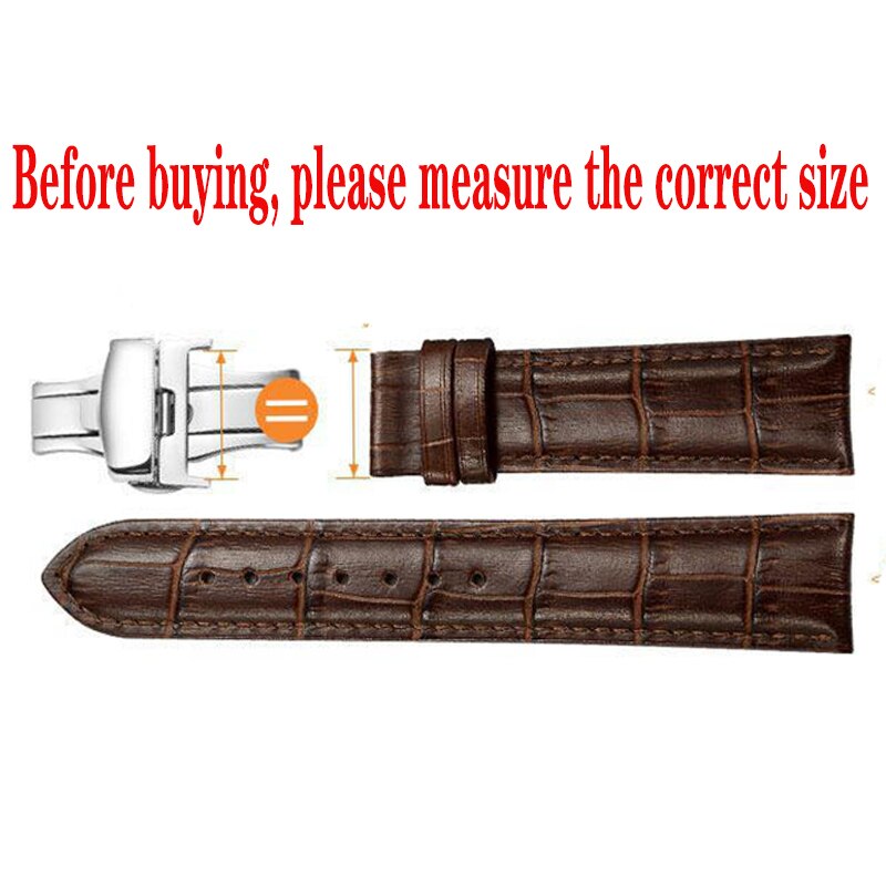 Hebilla plegable para reloj, correa de reloj de mariposa con doble clic, cierre de presión, botones de 14/16/18/20/22mm, accesorios para hebillas de reloj