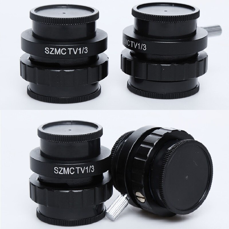 Adaptateur de monture C réduire l'objectif pour Microscope stéréo trinoculaire 1/3 CTV CCD USB caméra industrielle SZMCTV1/3 connecteur 0.3X 0.5X