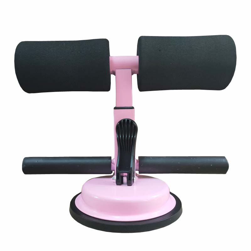 Justerbar inomhus gym träning magmaskin träning sit-ups hem fitness buken curl träning magrullar bärbart verktyg: Rosa typ 1