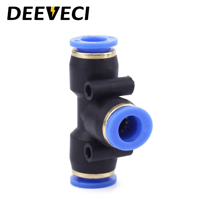 4 to 12mm Pneumatic fittings PE water pipes quick couplings direct thrust plastic hose pipe connectors