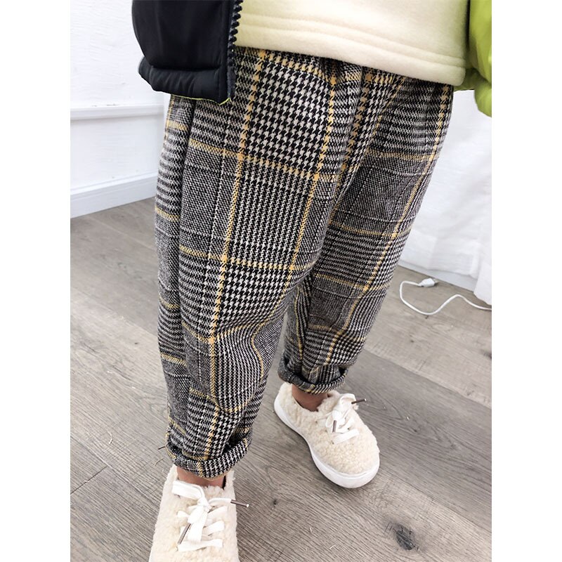 Jongens casual broeken lente geruite broeken kinderen losse lente en herfst kinder single broeken kinderkleding