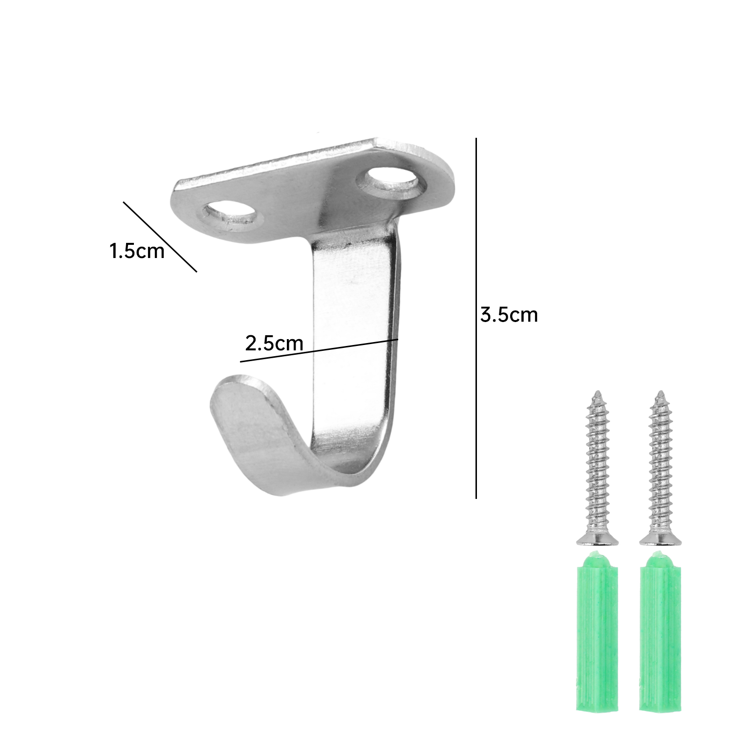 Roestvrijstalen plafondhaken Wandgemonteerde schroeven Haken Hangmand Planten Bloempotten Hangende houder Thuis Heavy Duty Hanger: L / Brons