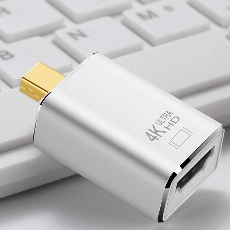 mini displayport (Lyn 2.0)  til hdmi adapter 4k mini dp til hdmi omformer forair, imac, pro, overflate pro 3