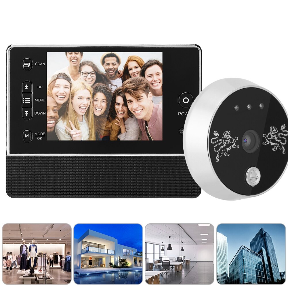 3.5 inch TFT Draadloze Visuele Deurbel Intercom Video Deurbel Interphone Home Security deurbel camera