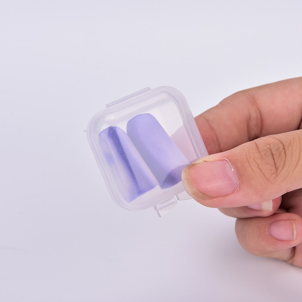 4 pares de tapones para los oídos de espuma blanda dormir tapones de prevención de ruidos para los oídos de viaje de reducción de ruido de protección auditiva herramienta de cuidado de la salud