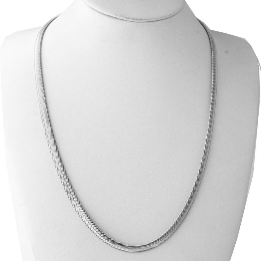 6mm heren dames kettingen van roestvrij staal, sieraden accessoires, slangen visgraat ketting choker
