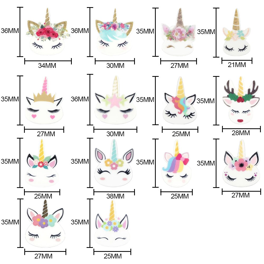 10 st/lot harts hästhuvud cabochons för pilbågar tecknad horned häst harts platt rygg hantverk gör-det-själv-håraccessoarer/kylskåp klistermärke