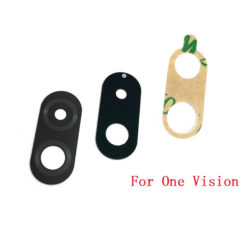 10Stck Hinten Zurück Kamera Glas Objektiv Abdeckung Für Motorola Moto Eine Vision Aktion Verschmelzung Makro Mit Ahesive Aufkleber Ersatz teile