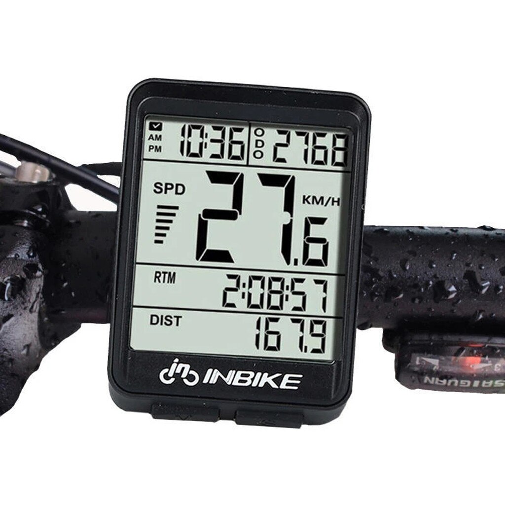 Code Meter Bicycle Code Meter Calculation Distance Wireless Liquid Crystal Odometer Universal Lock And Road Mountain Bike: Default Title