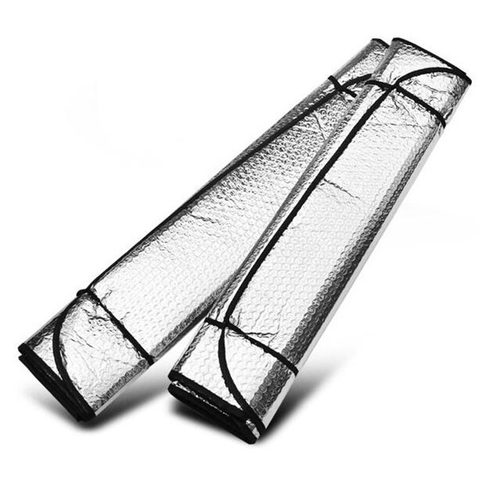 Auto voorruit zonneschermen hoes casual opvouwbare hoes voor voor- en achterruit reflecterende schaduw auto zonnebrandcrème zonnescherm