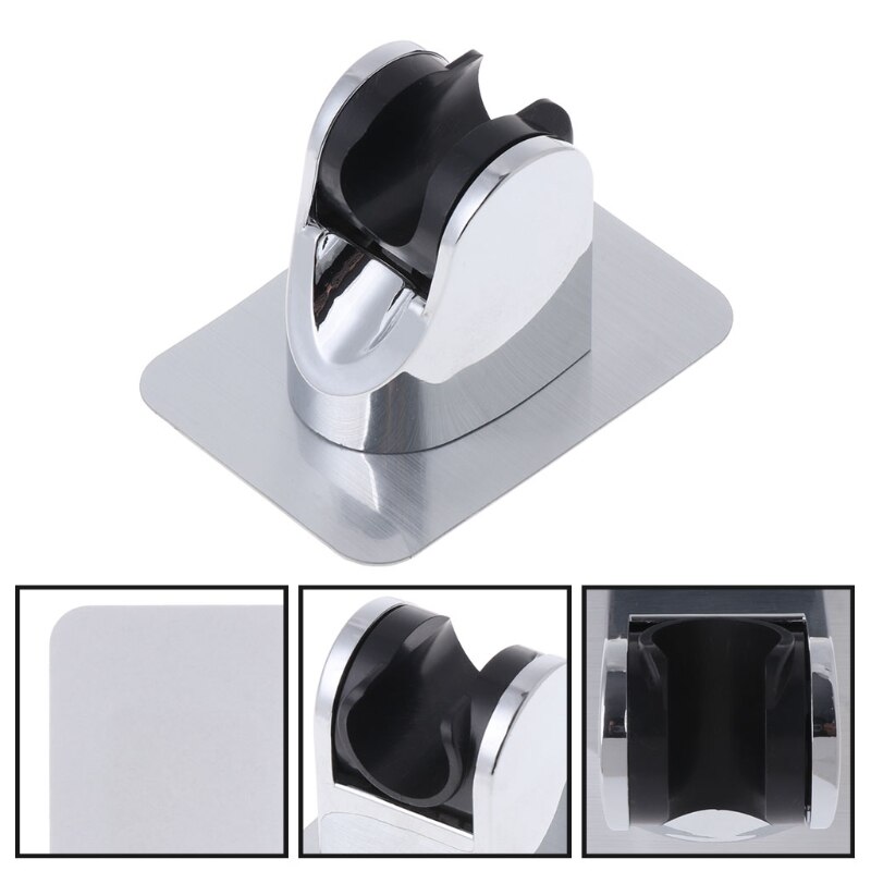 Head Holder Adjustable No Drilling Bracket Mount Shower Hand Attachable Sticker #0604