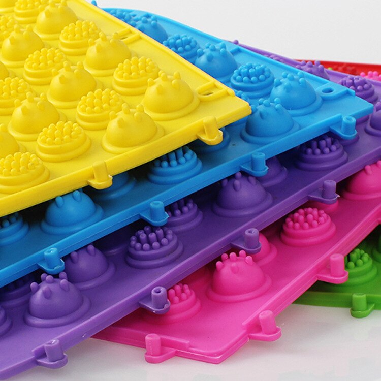 Acupressure Massager Mat Durable Reflexology Back Body Foot Massage Pad Toe Relieve Pain Pressure Blood Circulation Plate Mat