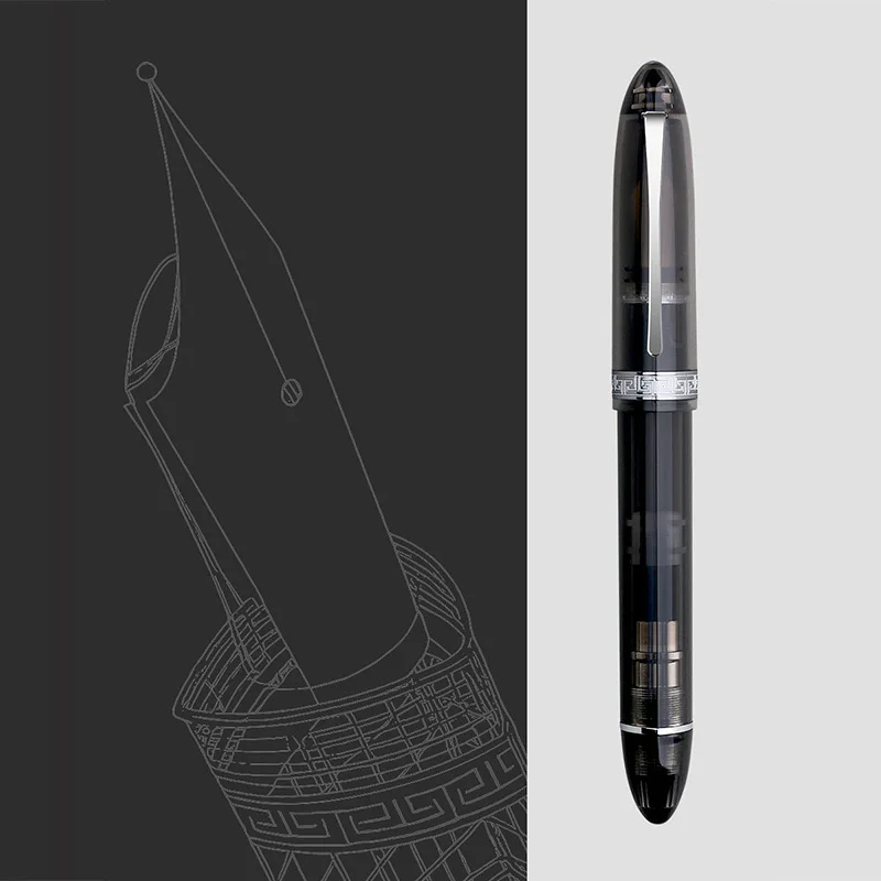 MAJOHN gospodarz V60 trójkątny ortograficzny długopis z kulką podpis długopis z kulką anty rolka wtyczka w importowanym rdzeniu z koralików praktyka pisania: zielone światło / XF