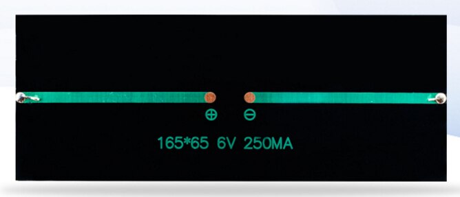 Mini Poly Solar Panel 6.5V 6V 250MA 1.5W for Solar Epoxy Assembly Flashlight Dedicated 165*65MM