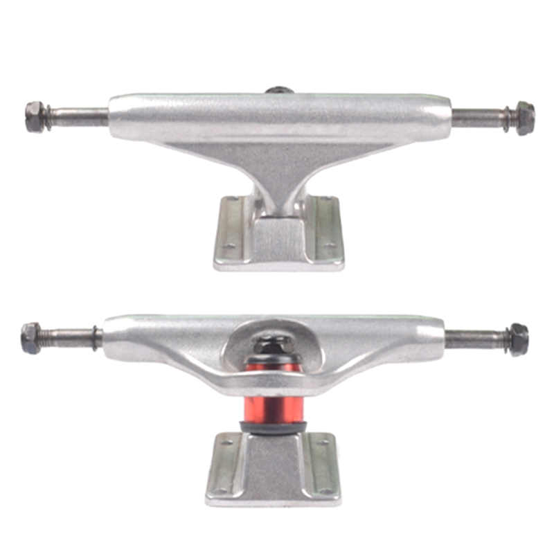 Skateboard Trucks Good Aluminum Alloy Truck Steel Hollow Kingpin Skate Trucks: Default Title