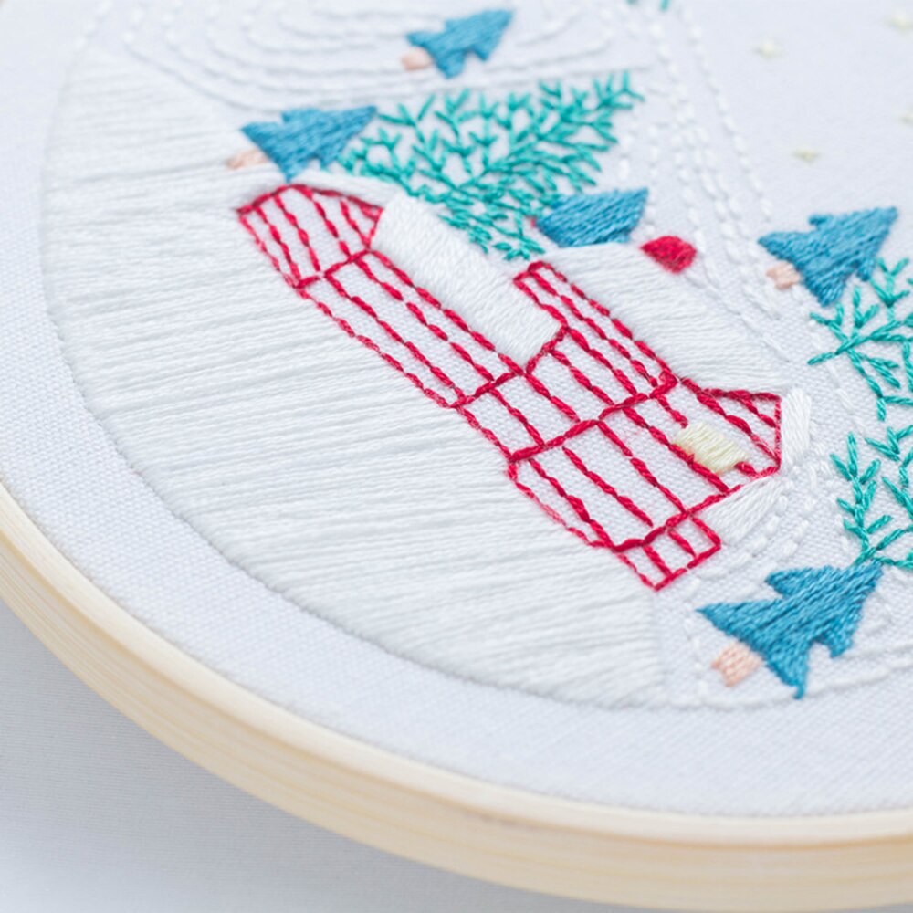 Decor Embroidery Kit Craft Needlework kit Beginners Handicraft lovers