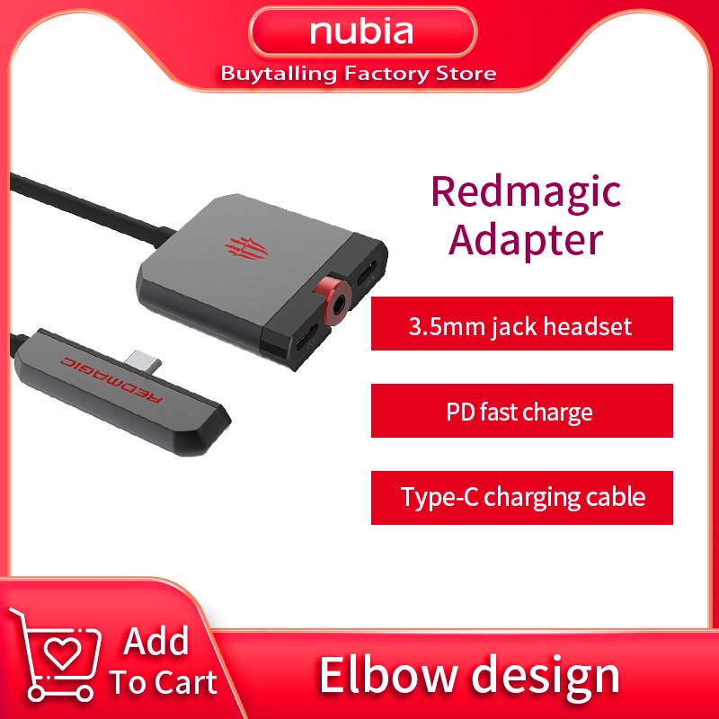 100% Original Nubia RedMagic Gaming Box for RedMagic 6pro/6 Docking Station RedMagic Adapter