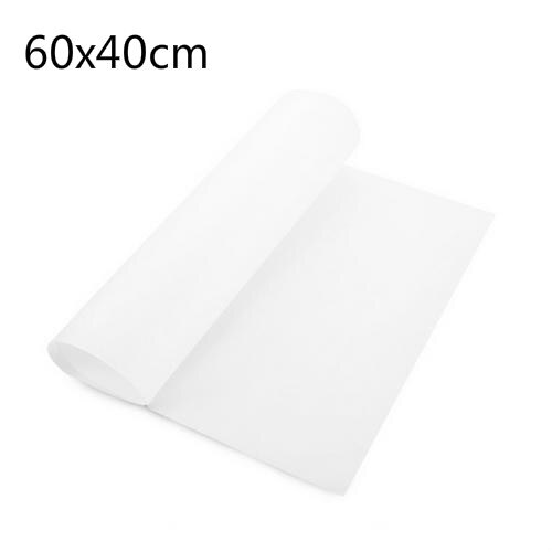 1PC Non-stick Linen Cloth Fermented Dough Bread Mat Pastry Baguette Flax Cloth Baking Mat Baking Pastry Kitchen Pastry Tool: 60x40cm white