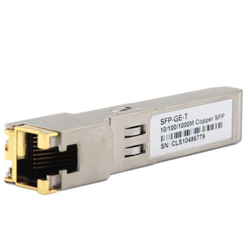 Módulo SFP RJ45 interruptor Gbic 10/100/1000 conector SFP cobre módulo RJ45 SFP puerto Gigabit Ethernet: Default Title