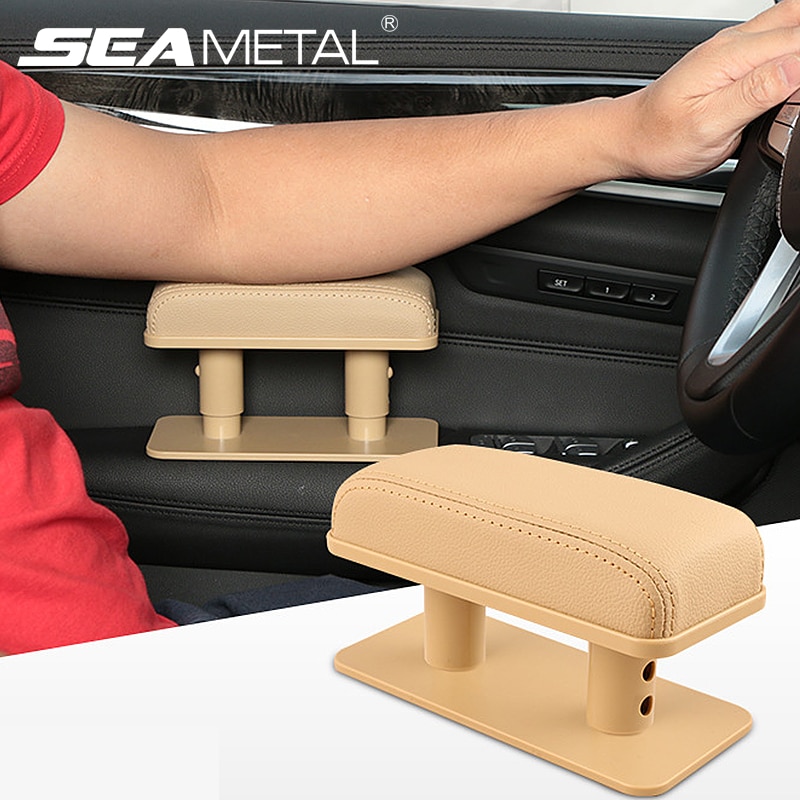 Auto armsteun ondersteuningspads universeel voor auto armsteun hand gele ondersteuning deur armsteun pad arm beschermend voor anti-vermoeidheidskussen