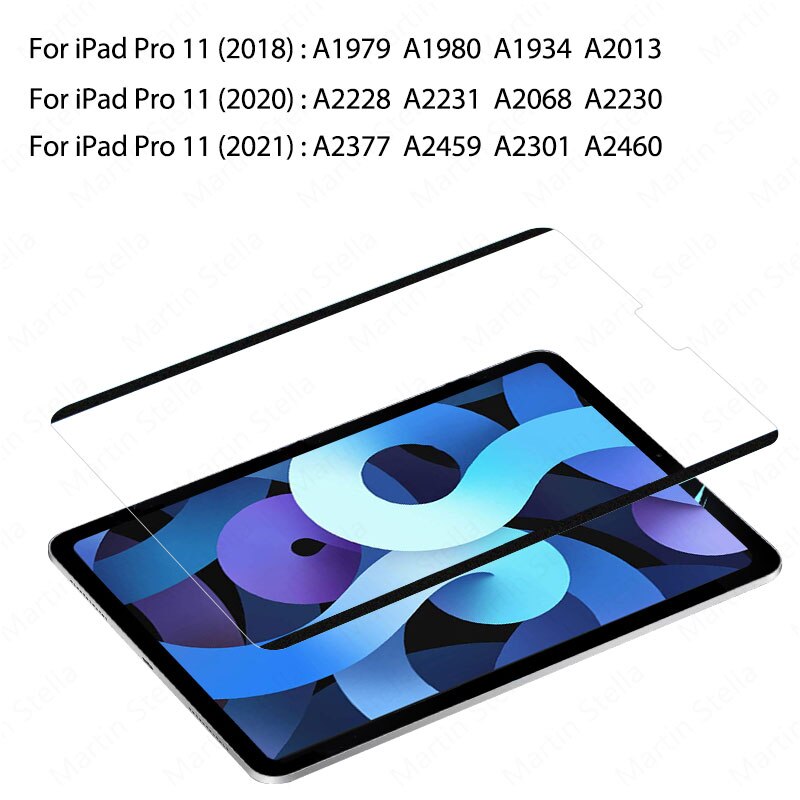 Film papierowy jak na Ipad Pro 11 2021 2020 12.9 9.7 10.2 9 generacji Screen Protector na Ipad Air 4 1 2 3 Mini 5 6 akcesoria: For Ipad Pro 11