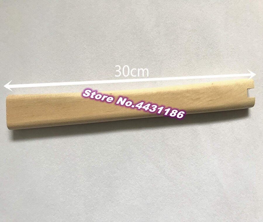 Set Japanese Samurai Katana/Wakizashi/Tanto Sword Handle Tsuka Assemble Hard Wood Fittings: 30cm