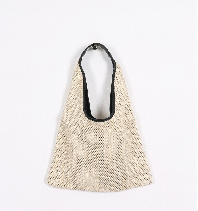 Ainvoev sacos de ombro vime tecido palha saco designer bolsas verão praia bolsa moda rattan feminino: beige