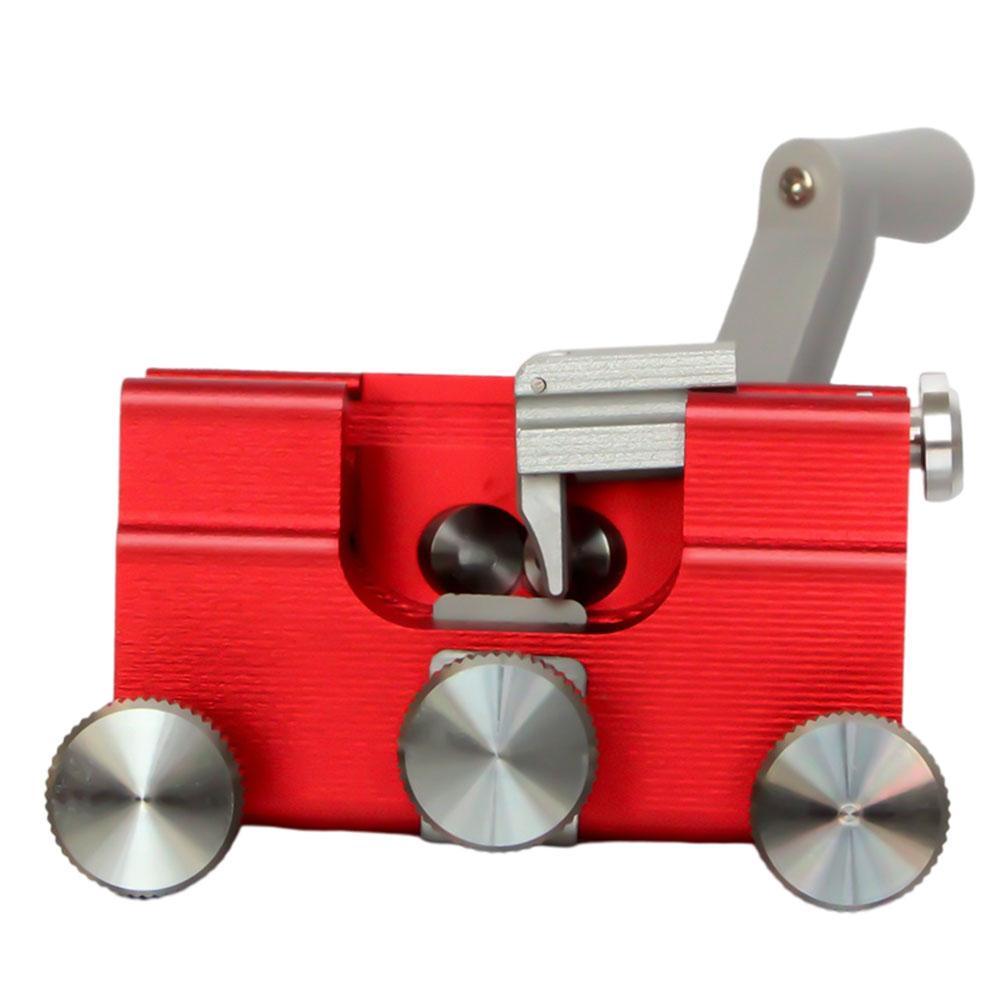 Portable Chainsaw Sharpener Tool Easy for Woodworking Grinding Stone Sharpening Chain Machine Chainsaw Chains Sharpen Machinery: Red Silver Wheel