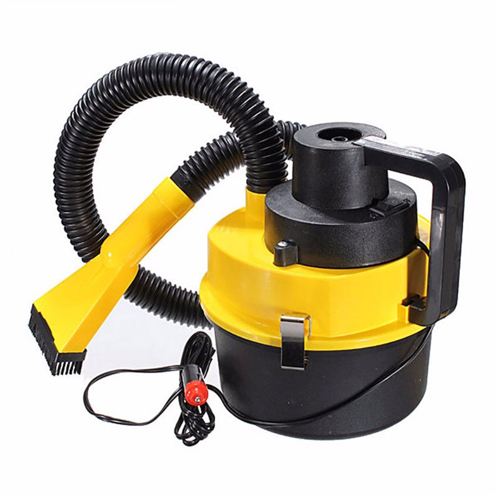 Portable 12V Car Vehicle Cleaner Drums with High Power Dual-purpose Dry Wet Inflatable Vehicle Super Suction Vehicle Cleaner