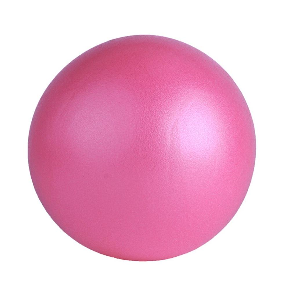 Liten størrelse yoga fitness ball anti-skli yoga baller balanse sport fitball proof ball for hjemmetrening: Rosa