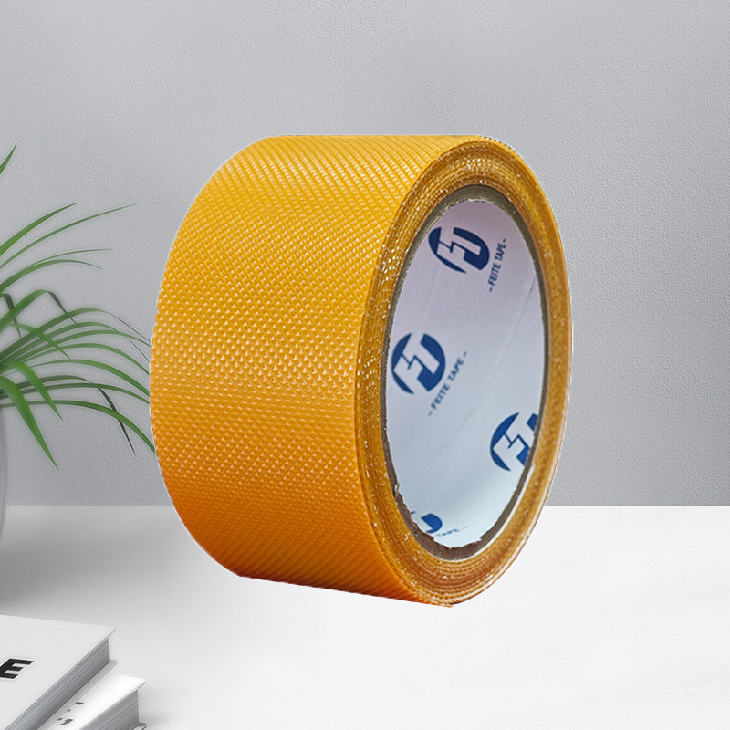 Anti-Slip Tape, Self-Adhesive Wear-Resistant Non-Skid Transparent Silicone Pad, Grid Pattern Waterproof Anti-Slip Grip Strip: Yellow / 50mm / 10M