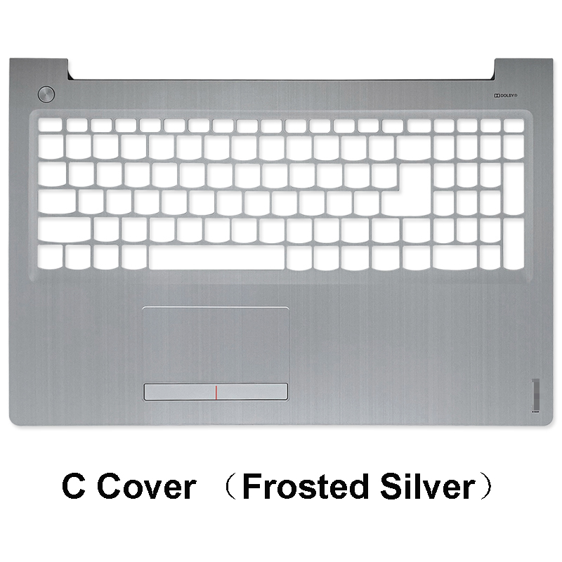 Nowość w lenovo ideapad 310-15 310-15ISK 310-15ABR 510-15 510-15ISK 510-15IKB podpórka na laptopa wielkie etui/dolna obudowa srebrny czarny: C Frosted srebro