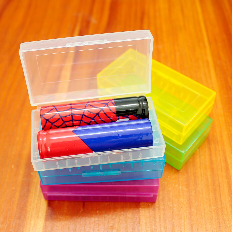 18650 Storage Box 2S Battery Box Portable 16430 Battery 4 Capsules Storage Box Storage Box