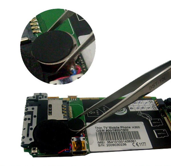 Anti-Statische Pincet BEST-BST-10L Rvs Elektrische Wenkbrauw Pincet