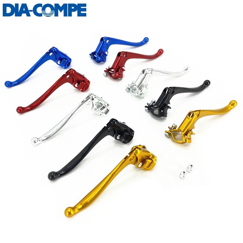 DIA-COMPE bicicleta urbana bicicleta Retro palanca de freno de 22,2mm instalación con bisagras pinza de liberación rápida palancas de freno en V aleación de aluminio