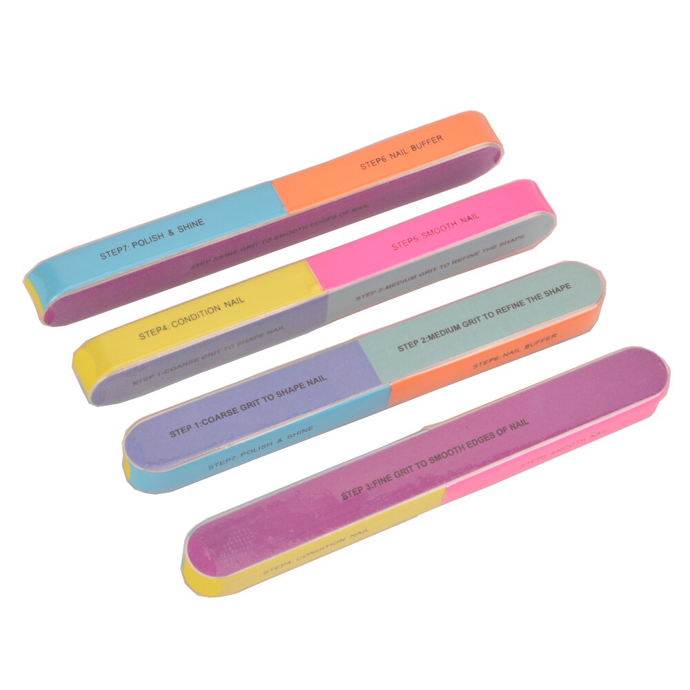 Kilmonla Nail File 7-sided Nail Buffer Multi-use Buffer Art Sanding Manicure Tools Sponge Beauty Nail Repair