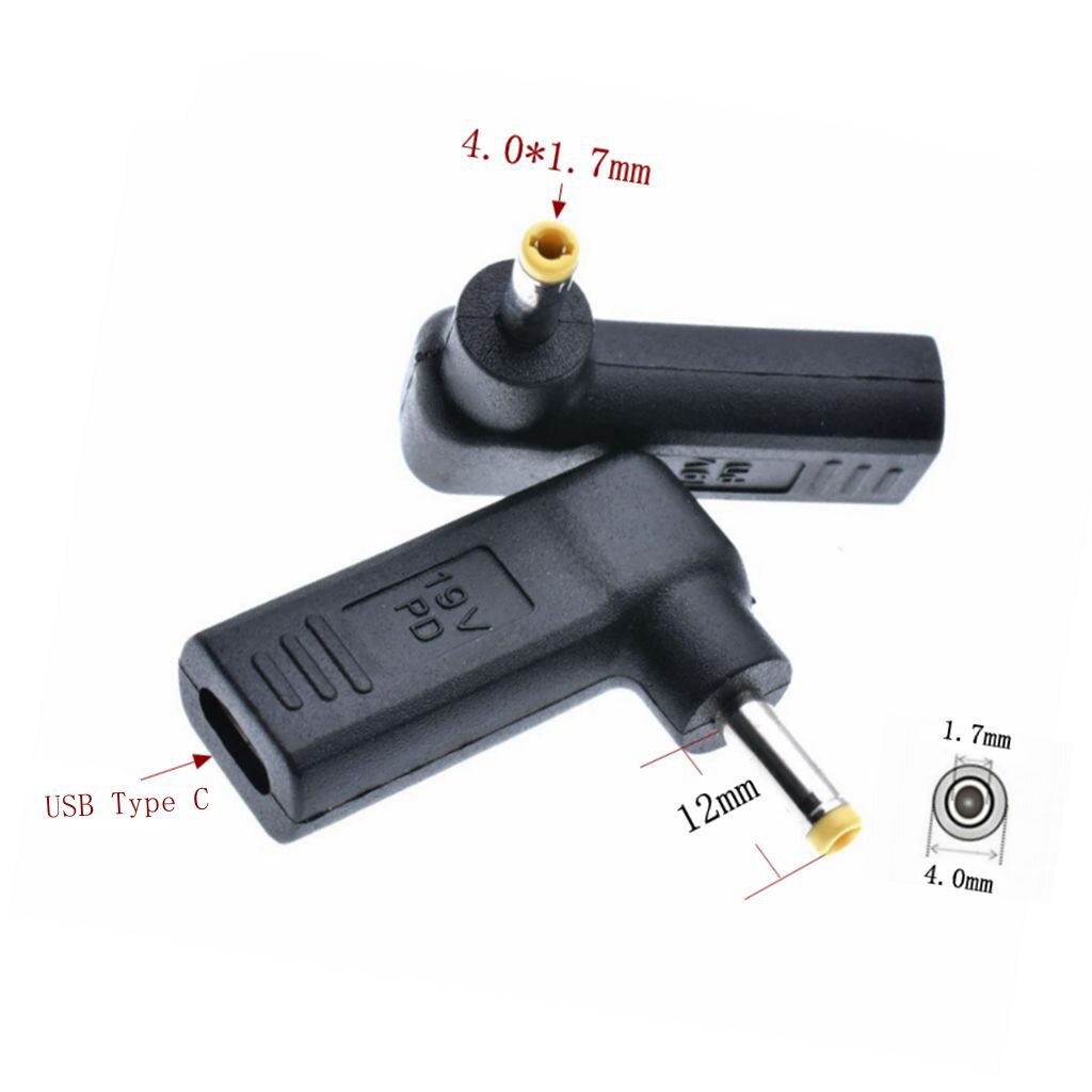 Dc Energie Adapter Stecker Konverter USB Typ C Weibliche zu 7,4x5,0mm 4,8x1,7mm 5,5 x 2,1mm Männlichen Laptop Dc Ausgang Jack Stecker: 4017 Pro Lenovo