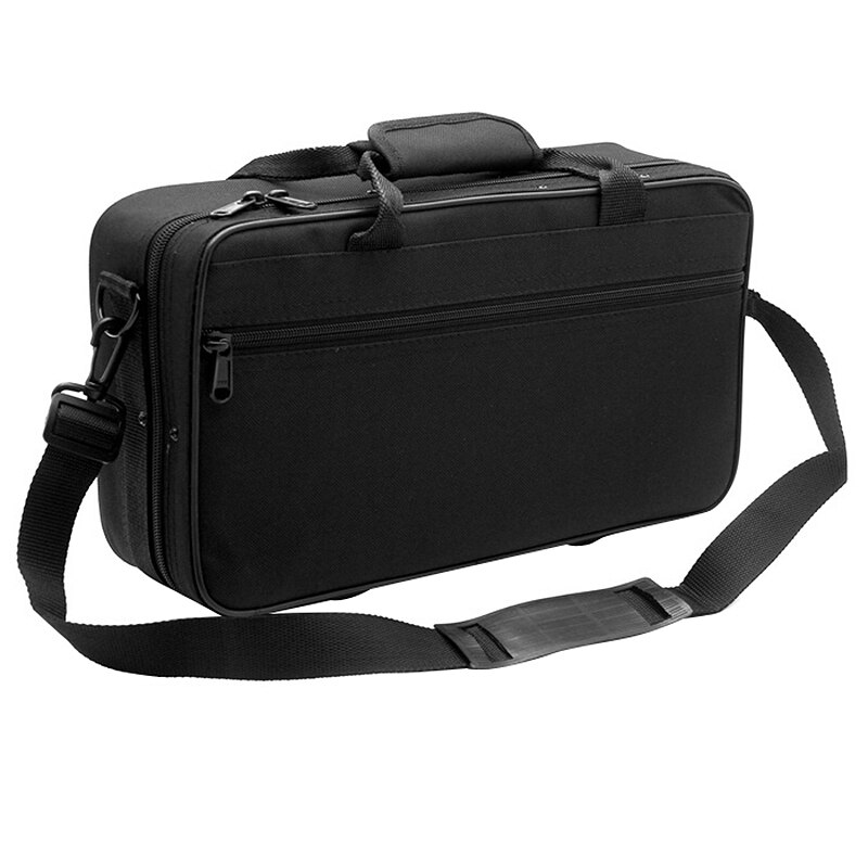 Bolsa de almacenamiento de instrumentos musicales caja de clarinete de espuma gruesa con correa de mango Anti-Dae y clarinete de almacenamiento: Default Title