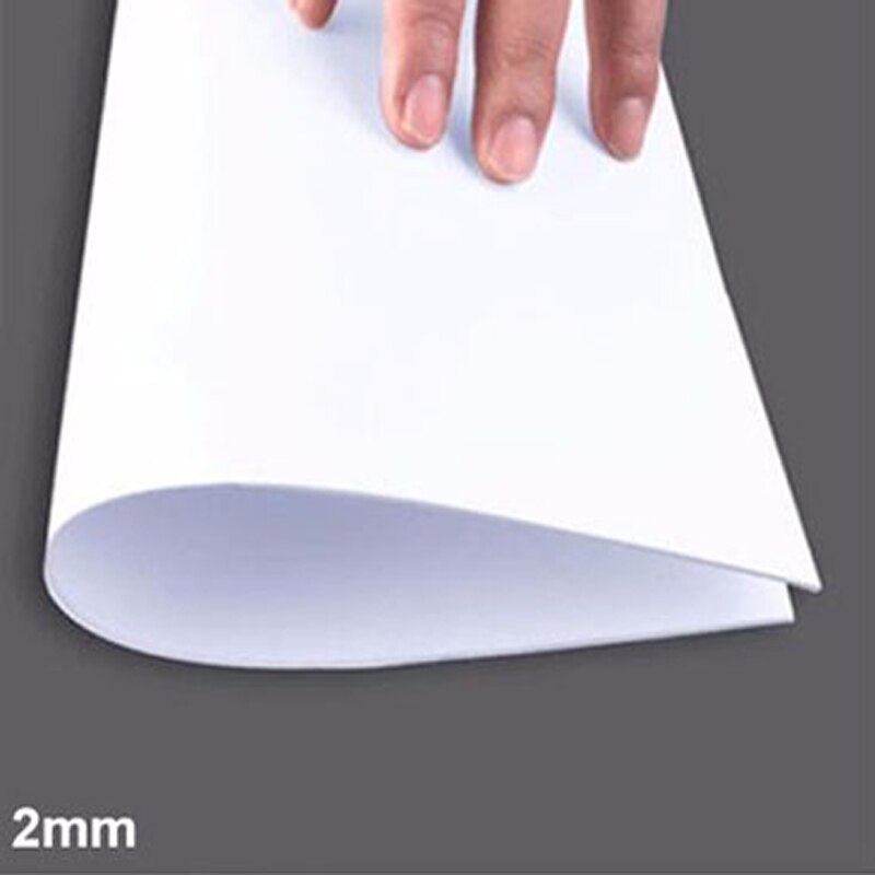 2pcs/lot 300x400mm PVC foam board plastic sheet board white color foamboard model plate: 2mm