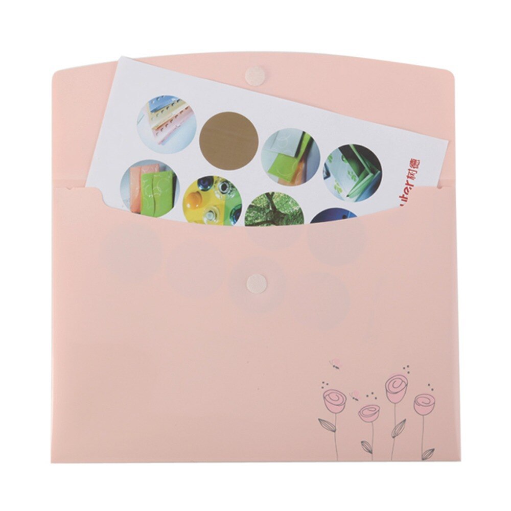 Flora-Carpeta de presentación A4, archivador de papel, conjunto de 4 unidades/lote