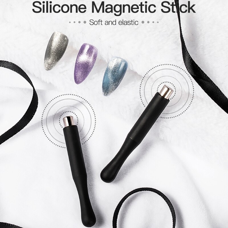 magnet spiker magnet pinne kattødu neglelim neglekunstutstyr verktøy  q84b