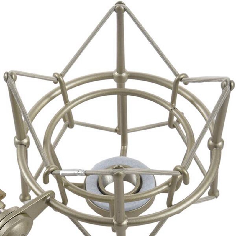 Opnamestudio metalen schokdemper clip ophanging spinnen beugel microfoonstandaard voor broadcast microfoonhouder (convex)