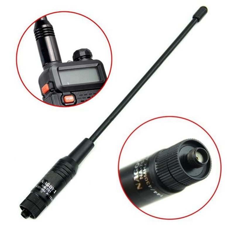 Nagoya NA-701 SMA-F Sma Femmina doppio gruppo musicale 10W NA701 antenna per UV-5R BF-888s H777 Hyt Baofeng PX-777/888 walkie talkie