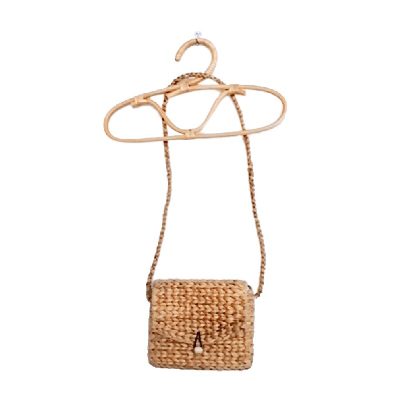 Rotan hanger retro kapstok eenvoudige homestay kamer wandhanger decoratieve haak