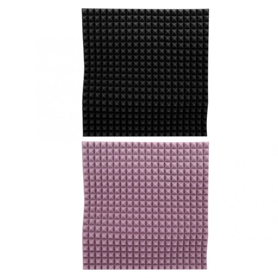 6pcs Sound-Absorbing Cotton Foam Acoustic Panels Studio Soundproofing Foam 50 x 50 x 2.5cm
