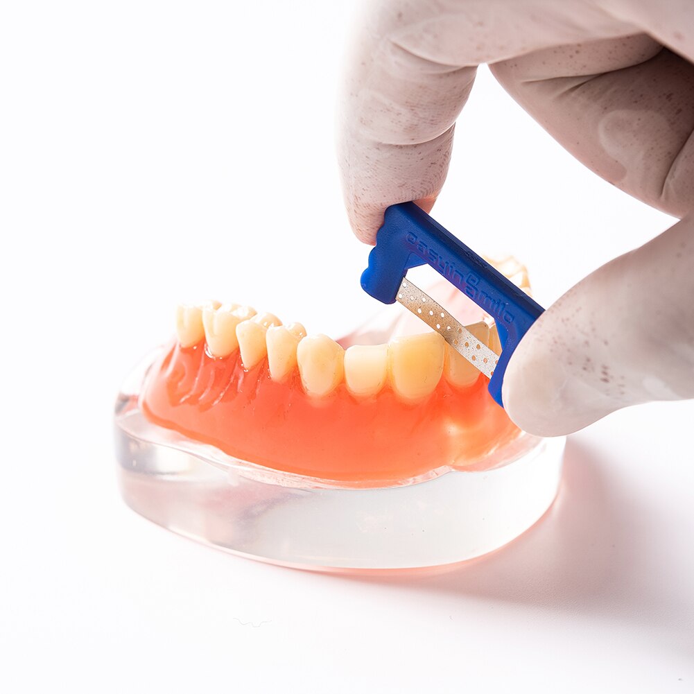 EASYINSMILE Dental Strips Orthodontic Interproximal Enamel Reduction IPR Plus Polishing Kit Oral Molar Adjacent Hand Use